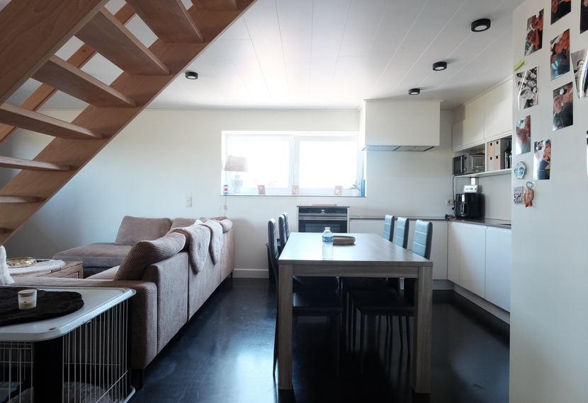 Ruim en landelijk gelegen duplex-appartement met 3 slaapkamers en overdekt terras