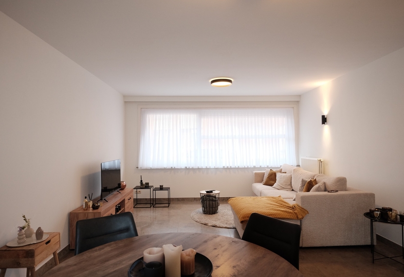 Gezellig gelijkvloers appartement met terras, tuintje en optionele garage