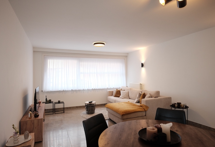 Gezellig gelijkvloers appartement met terras, tuintje en optionele garage